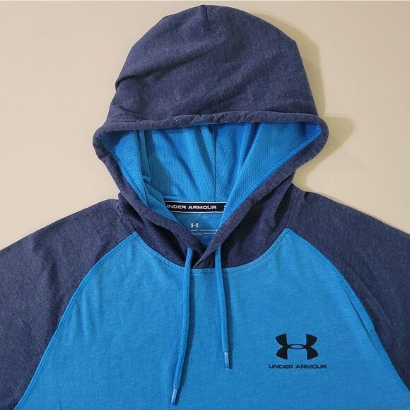 Under Armour Men's HeatGear Hooded Short Sleeve Pullover Shirt - Picture 6 of 12